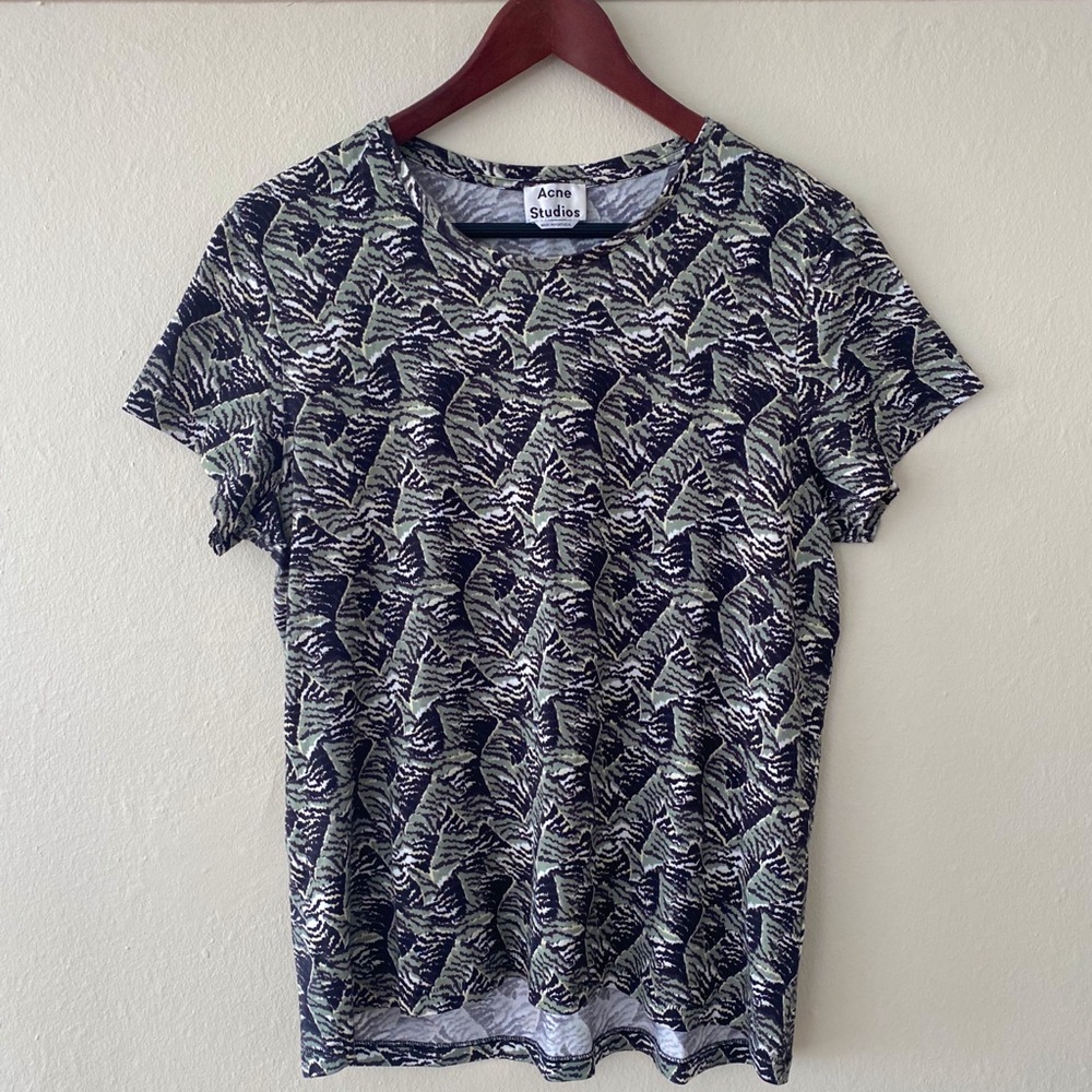 Acne Studio Green Tiger Tee